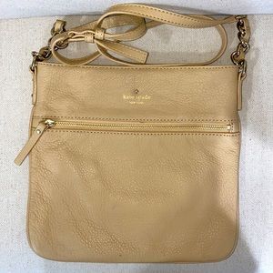 Kate Spade leather Cobble Hill nude crossbody bag